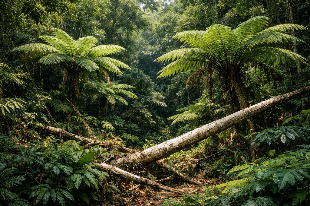 深林の自然背景イラスト素材集 Vol.1|1536×1024|Web・TRPG・動画向け(5枚)