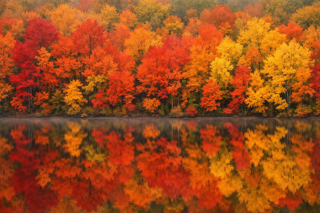 秋の自然背景イラスト素材集 Vol.1|1536×1024|Web・TRPG・動画向け(5枚)