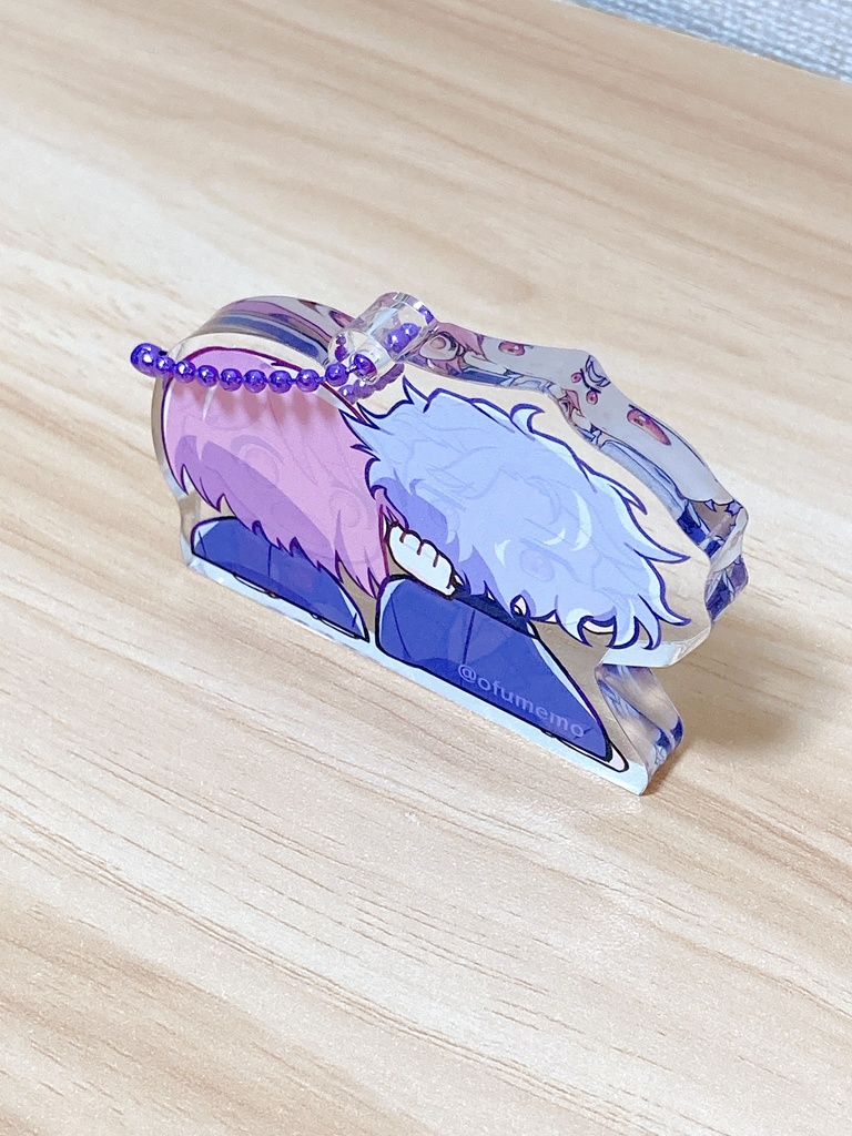 アクリルミニブロックキーホルダー(設バン)