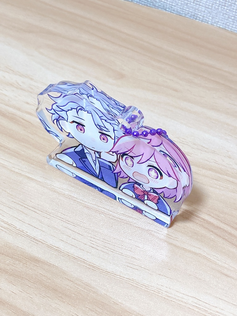 アクリルミニブロックキーホルダー(設バン)