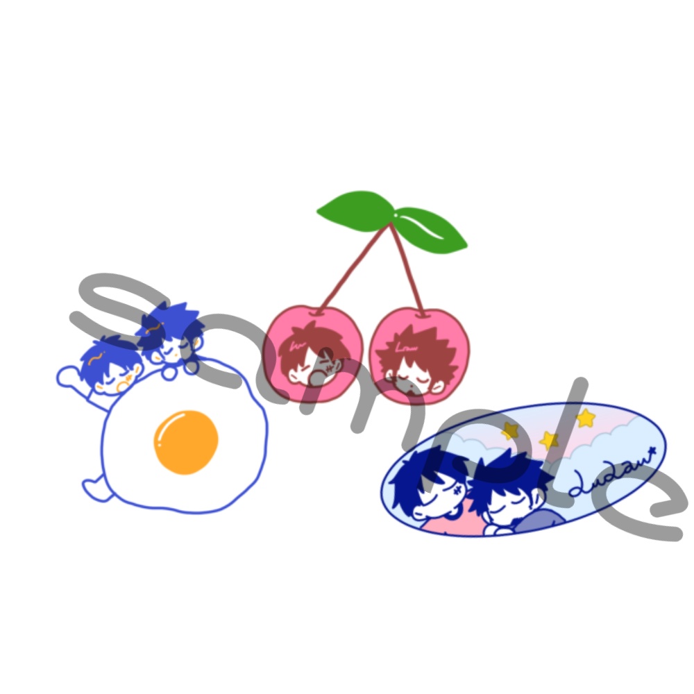 ルローねんねステッカー