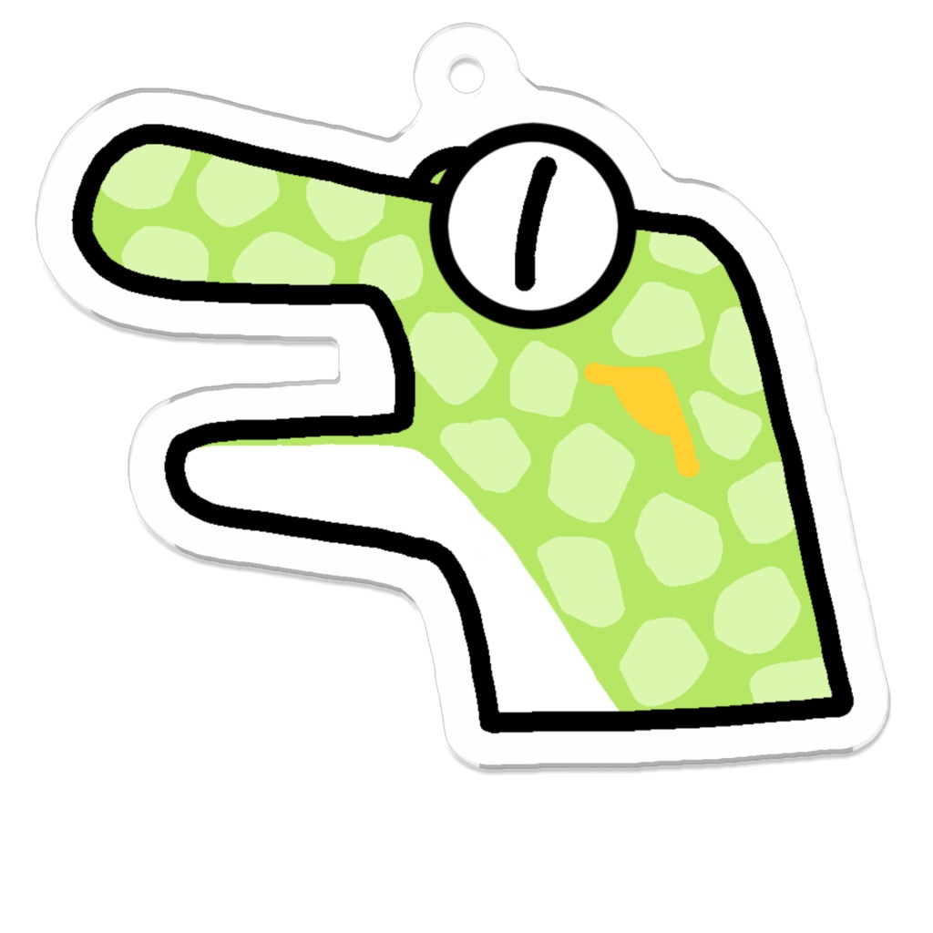 ミニクチサケくん アクキー
