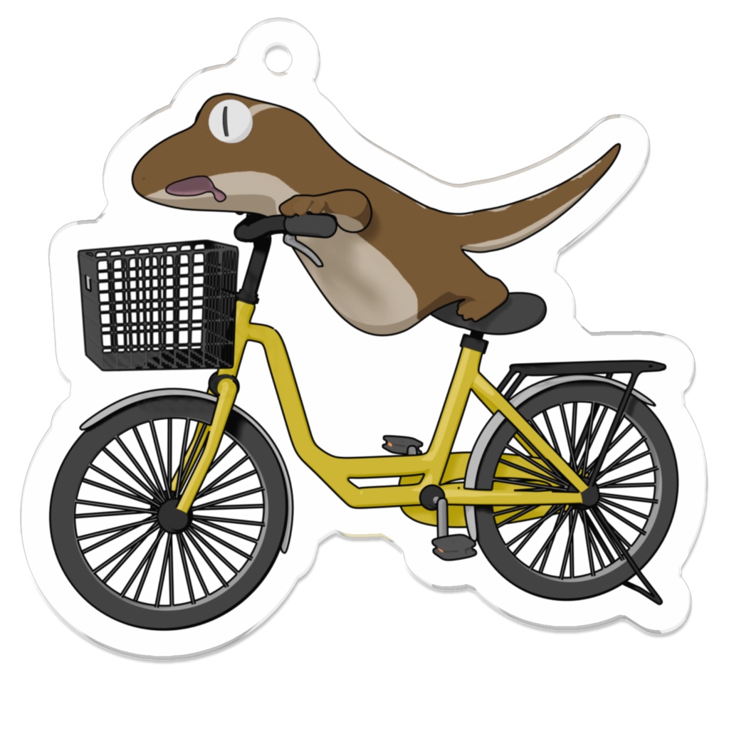 ぽけシノくん on bike アクキー
