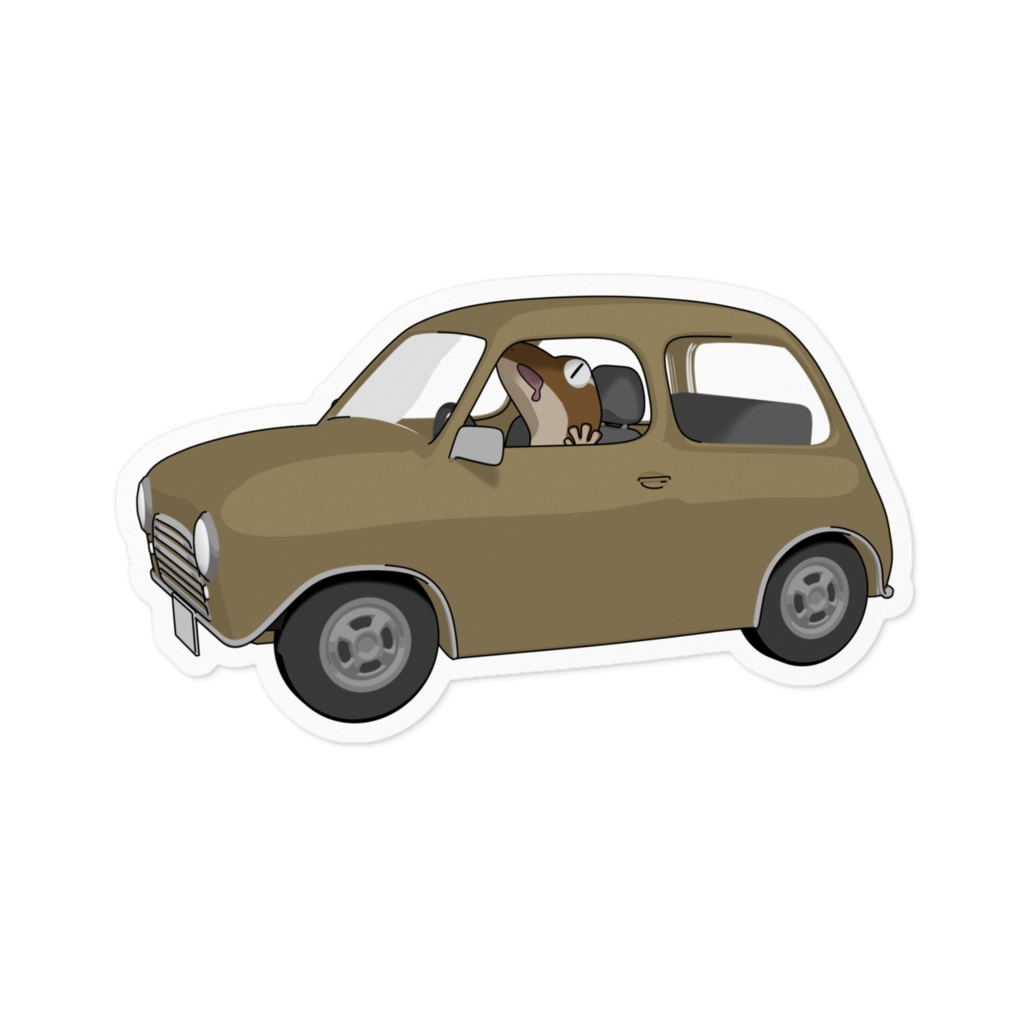 ぽけシノくん in car ステッカー