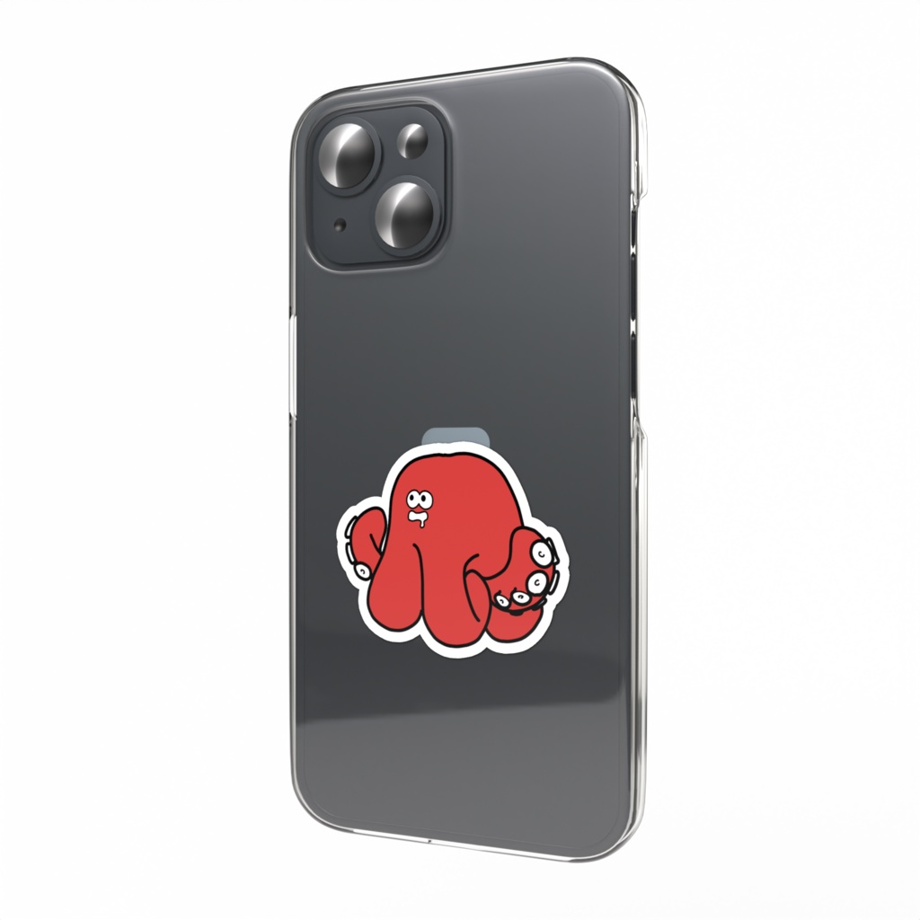 タコくん スマホステッカー