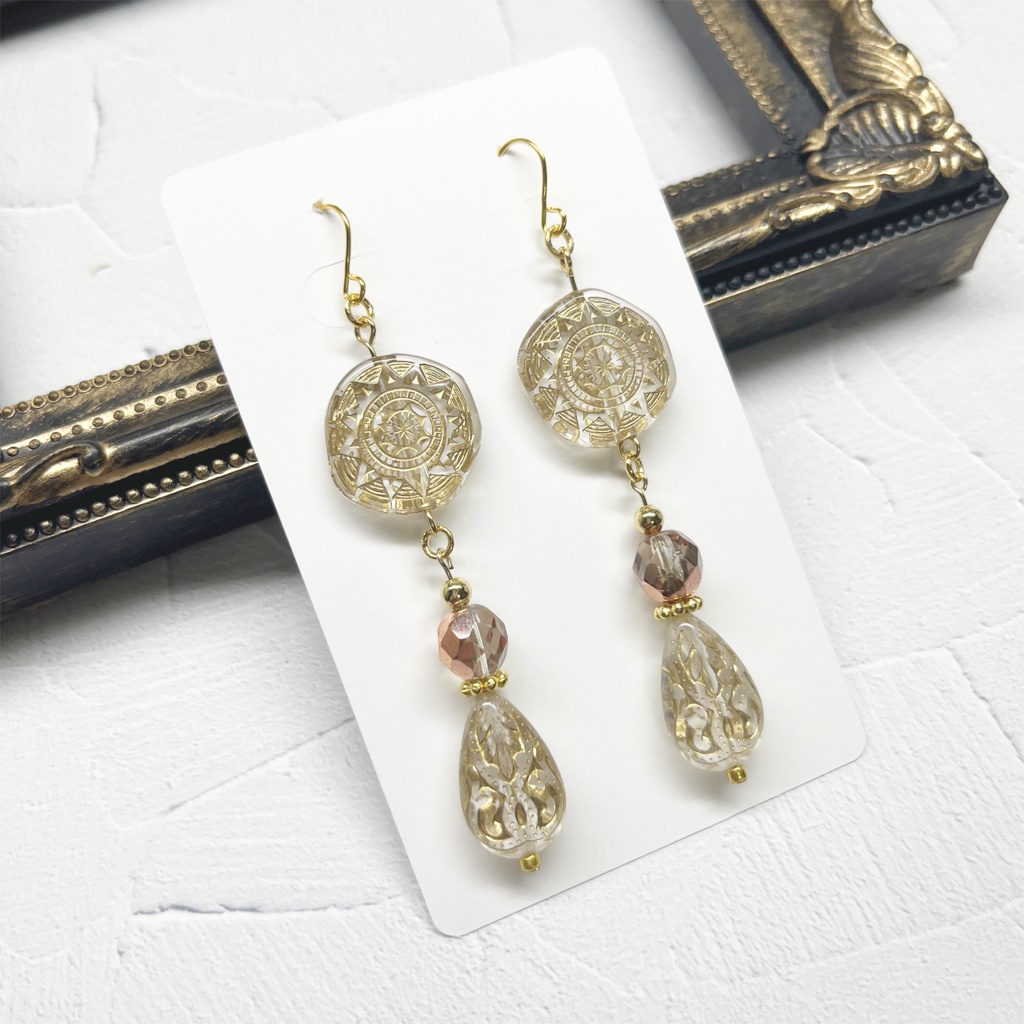 【ツイステ】 スカラビア モチーフ ピアス イヤリング