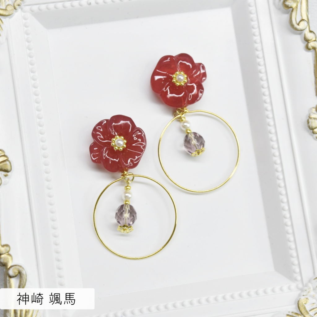 【あんスタ】紅月 モチーフ ピアス イヤリング