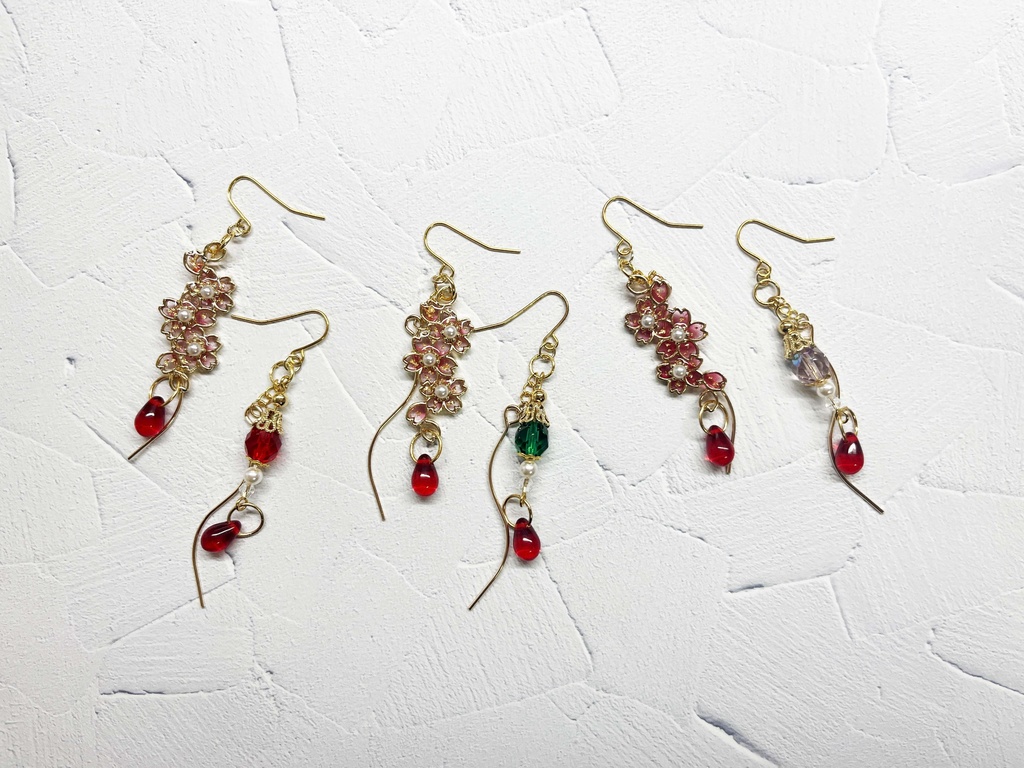 【あんスタ】 紅月 モチーフ ピアス イヤリング