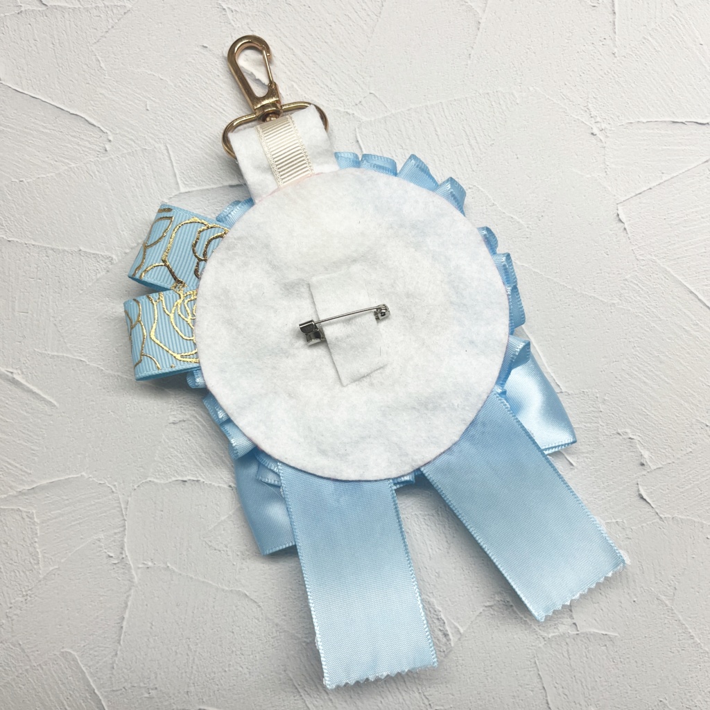 【ロゼット】 水色