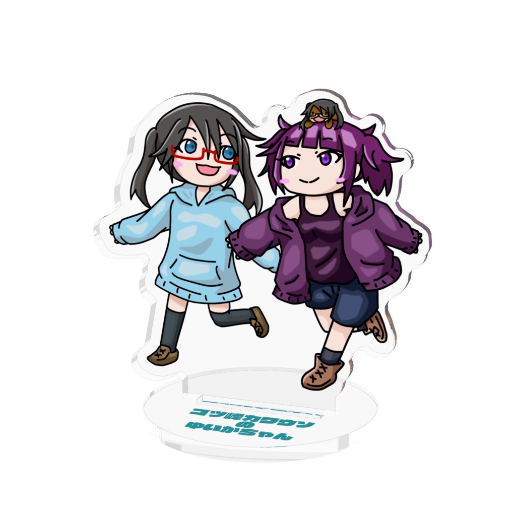 三峰と摩美々とカワウソ峰のアクスタ