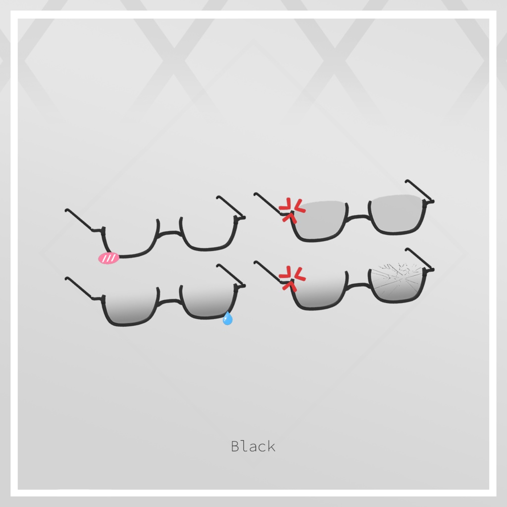 【 エモグラス Emotion Glasses 】 *VRChat