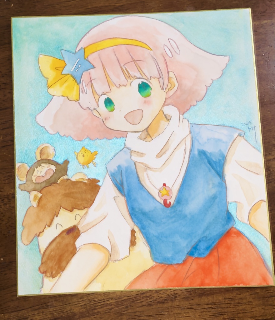 【色紙】ミンキーモモ