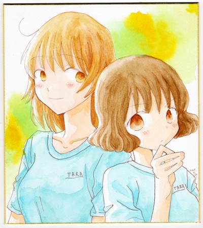 水彩リクエスト色紙