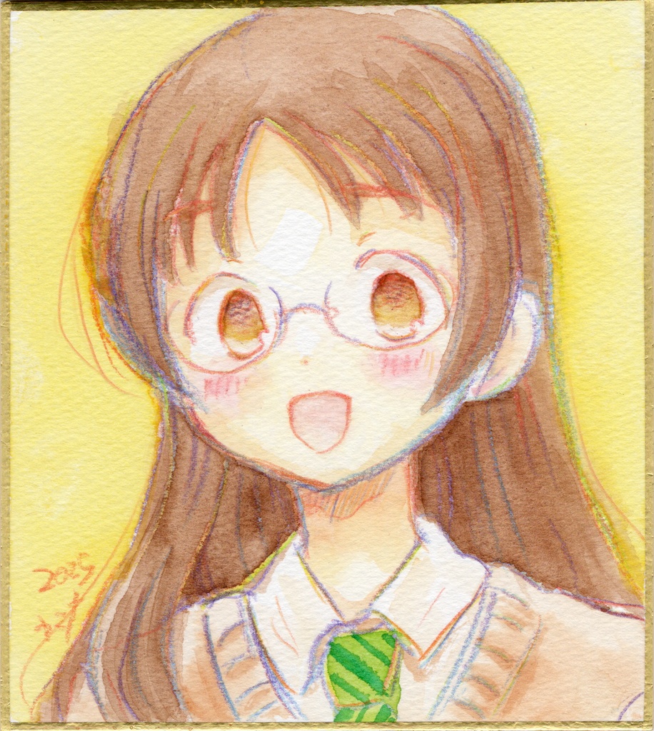 【1/3午後8時より】メガネ千奈さん色紙