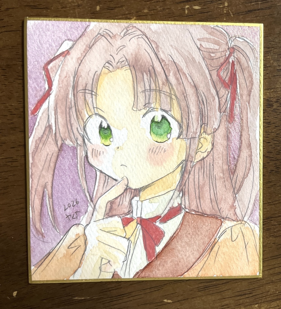 【ミニ色紙】小林みくるちゃん