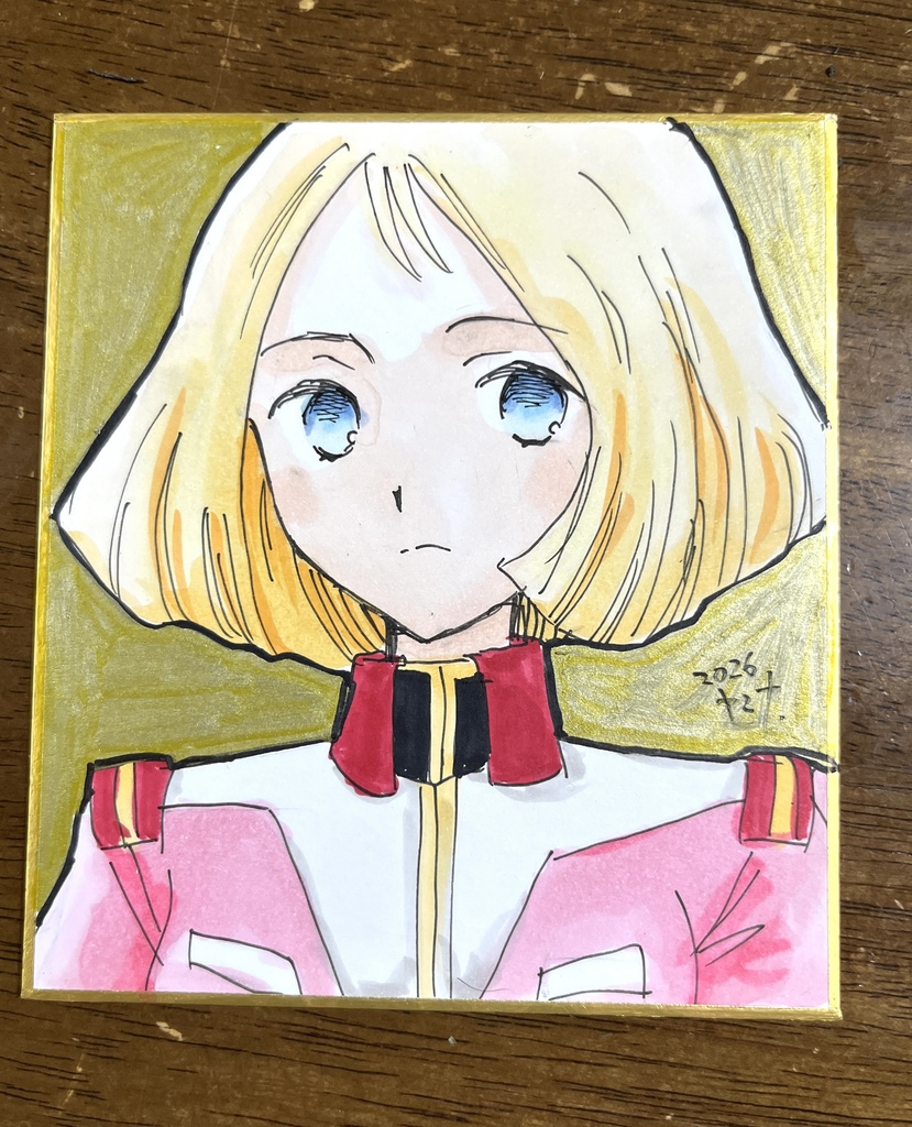 【ミニ色紙】セイラさん