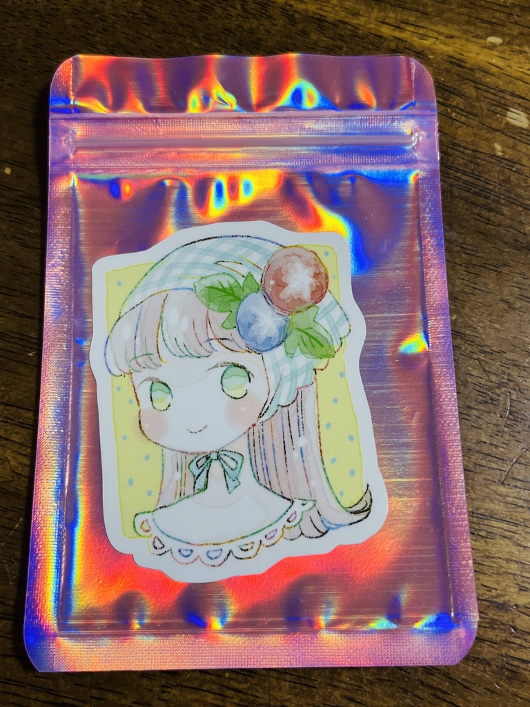 あさがおさんステッカー