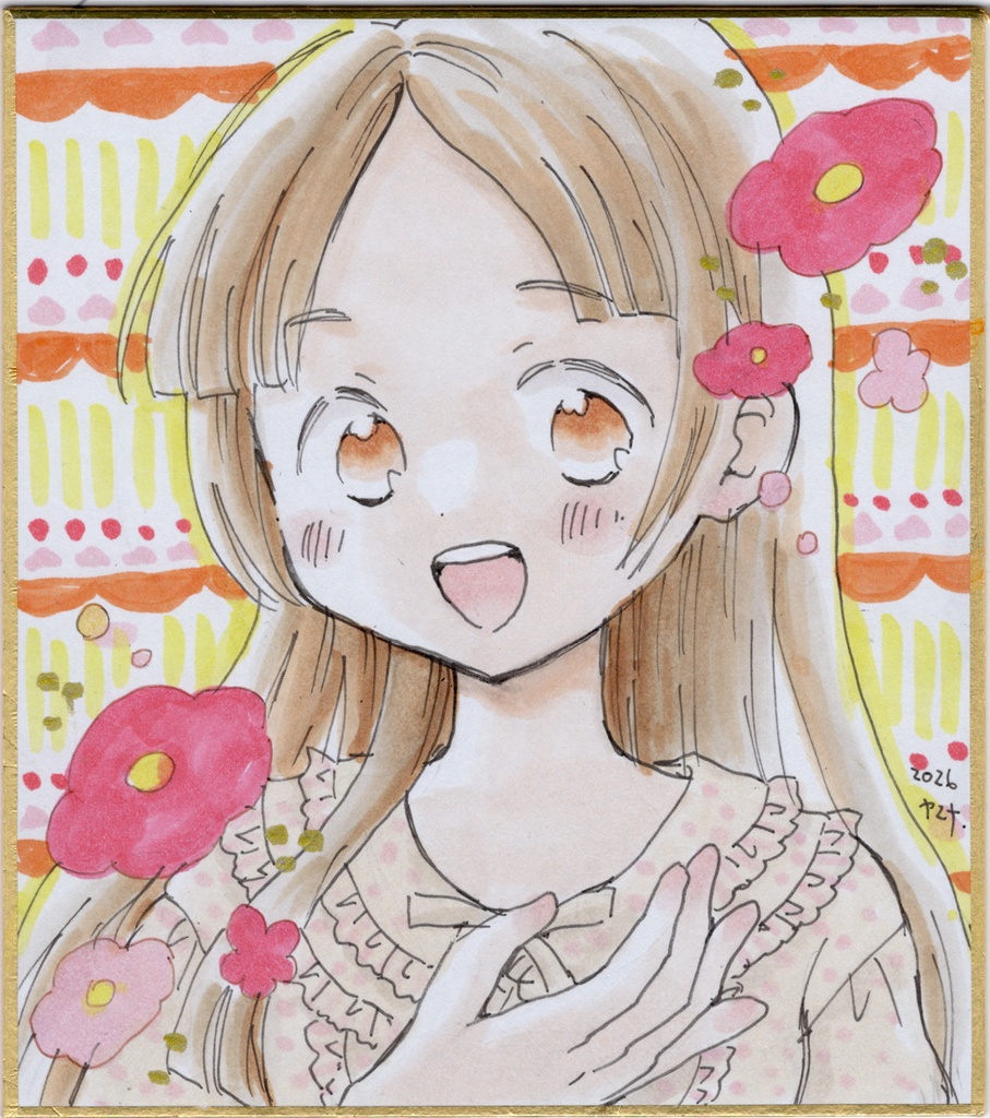 【ミニ色紙】倉本千奈さん