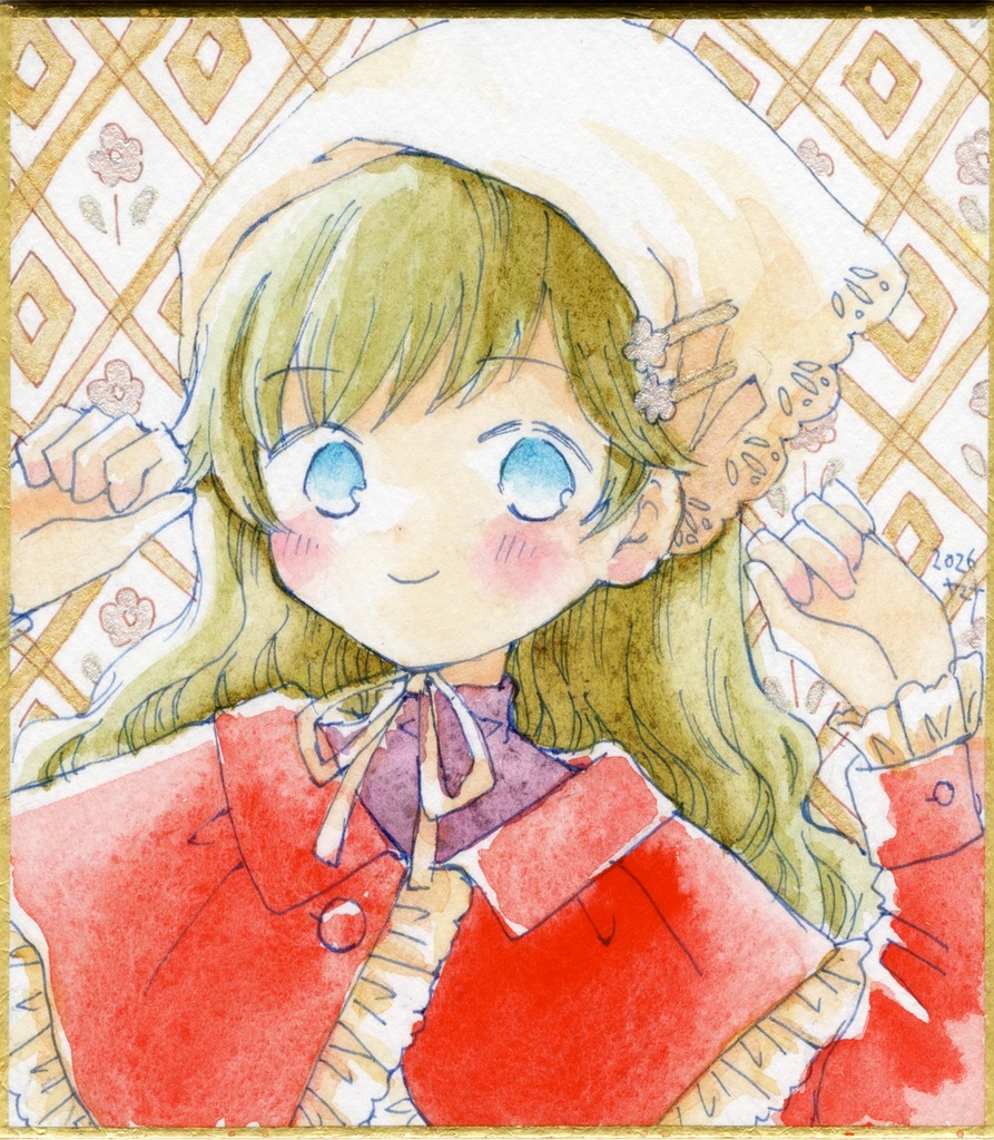 【ミニ色紙】Happy talk