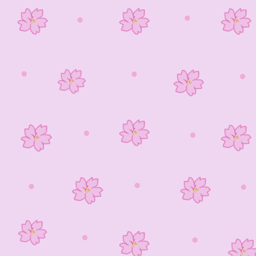 桜柄の背景デジタルペーパー