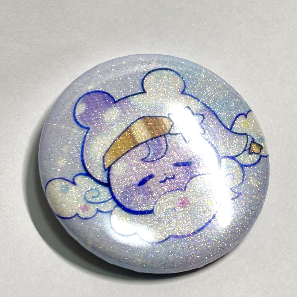 ドリムガくん くまゼリー缶バッジ