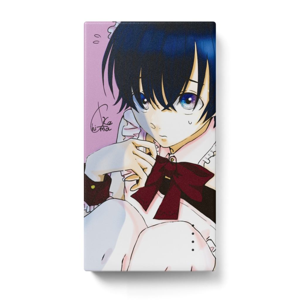 オリジナルイラストモバイルバッテリー Chibikamaboko オーダーメイドご依頼受付中 Booth