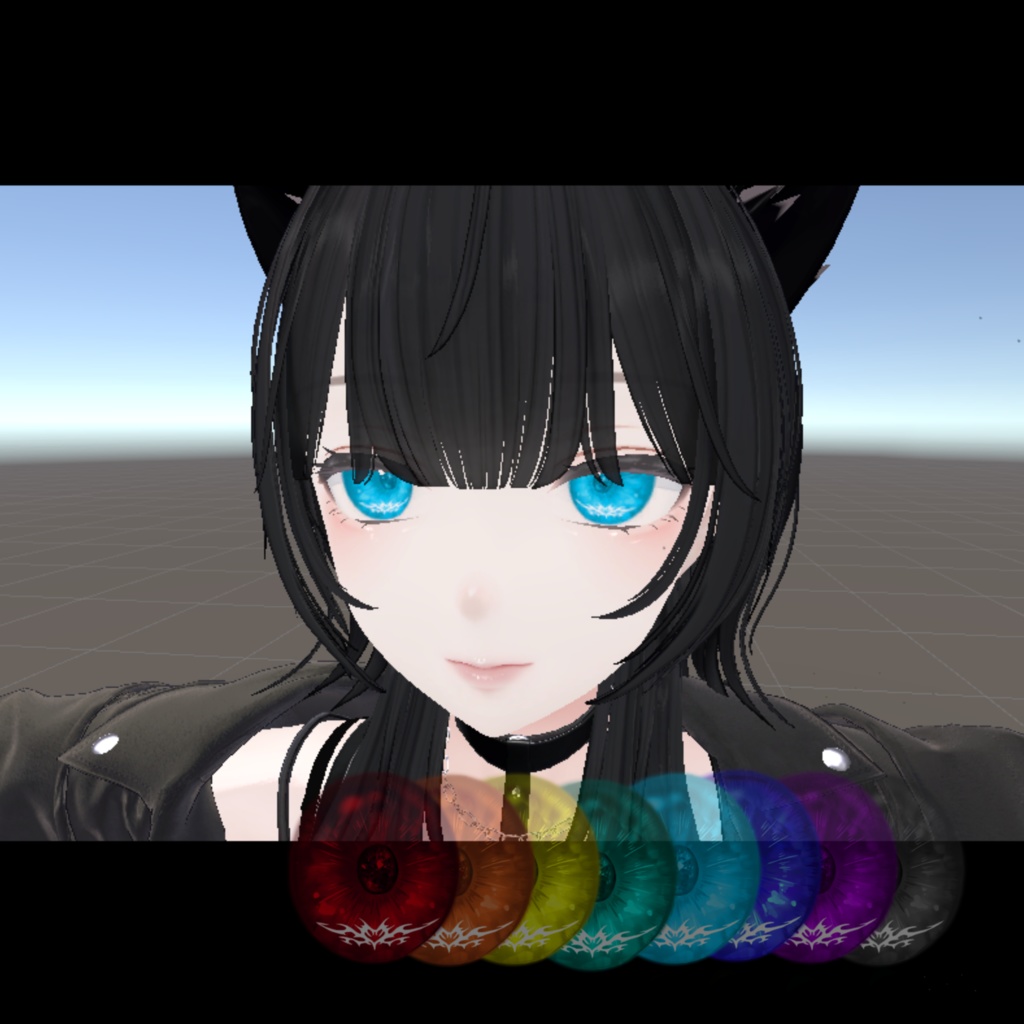 vrc森羅SINRA_보석눈 宝石の目 jeweled eye texture_アイテクスチャ