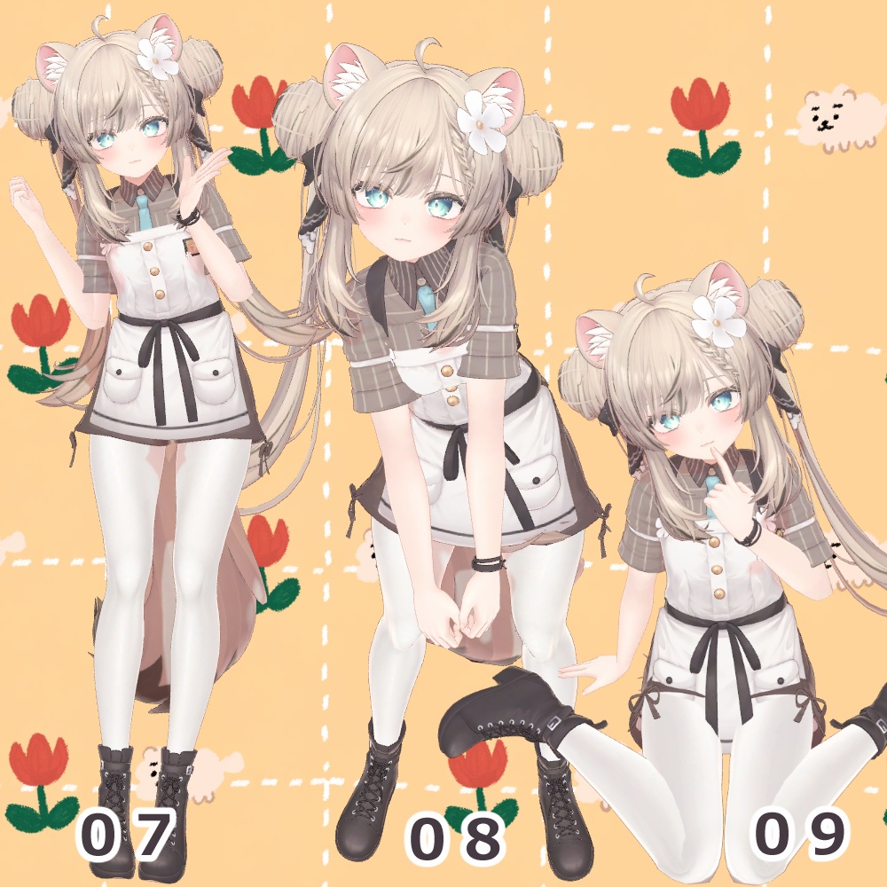 【無料版あり】ポーズ集01【12種】