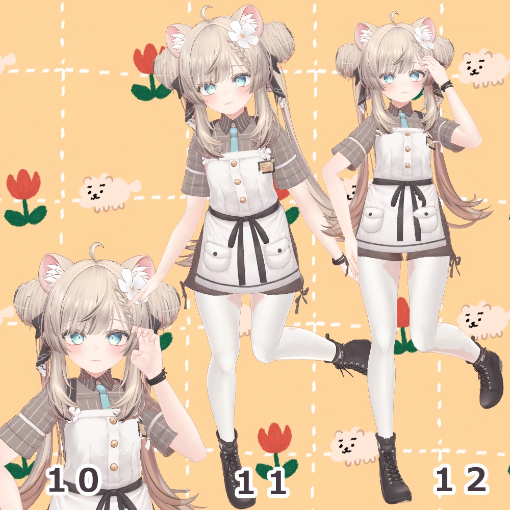 【無料版あり】ポーズ集01【12種】