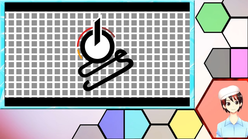 【Vtuber向け】エフェクト付きコラボ配信用枠【最大8人まで対応!】