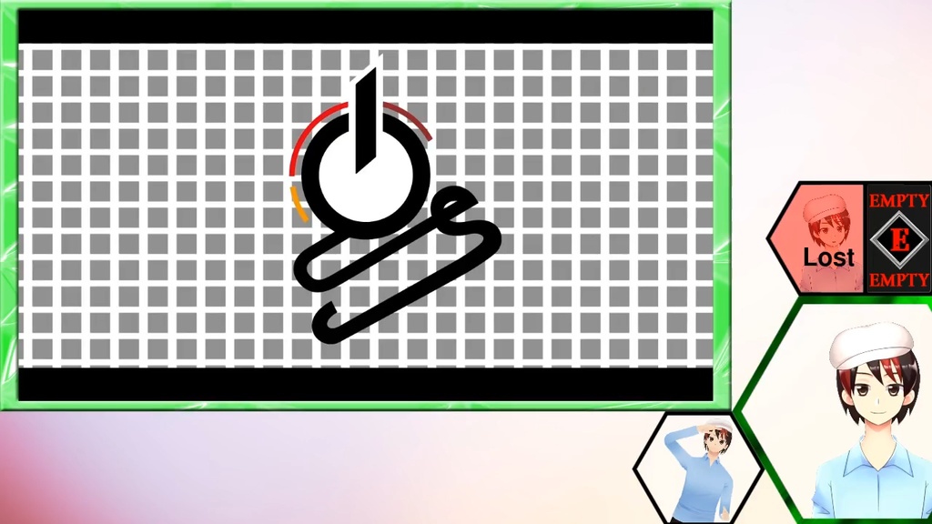 【Vtuber向け】エフェクト付きコラボ配信用枠【最大8人まで対応!】