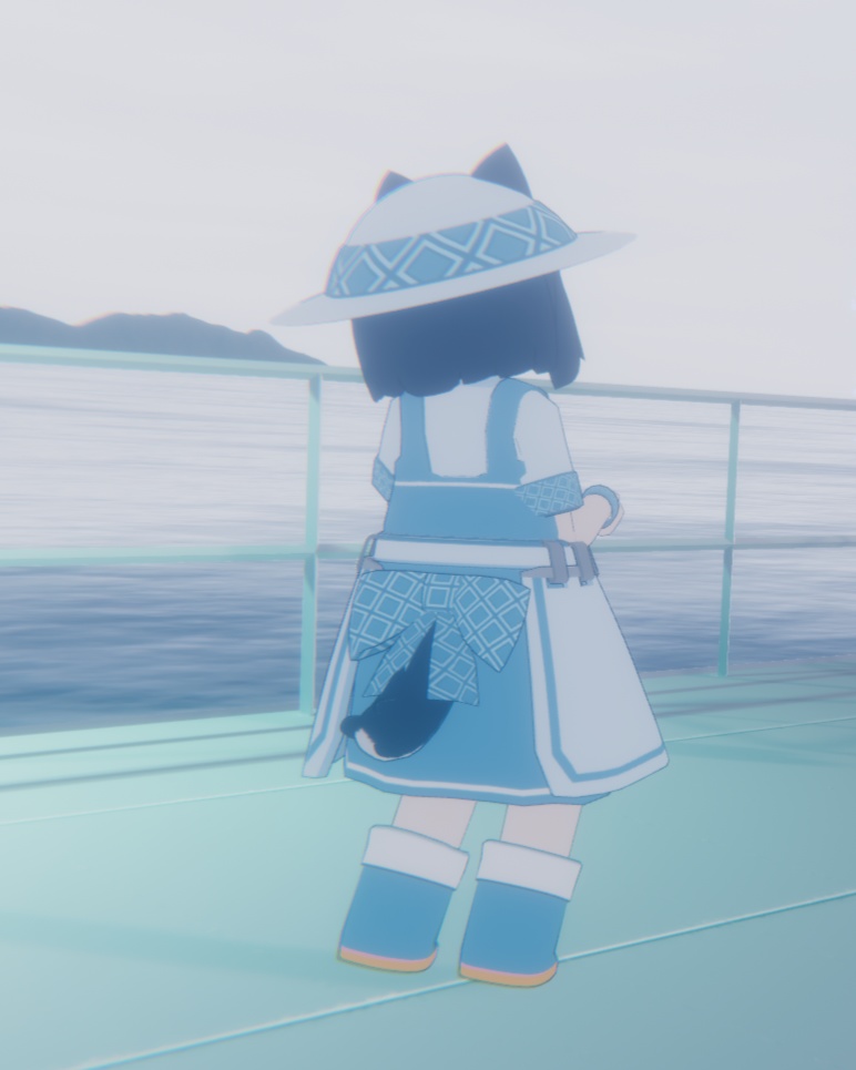 オリジナル3Dモデル『ミヤノギ』ver.2.4(VRChat、Quest対応、着替え衣装付属)