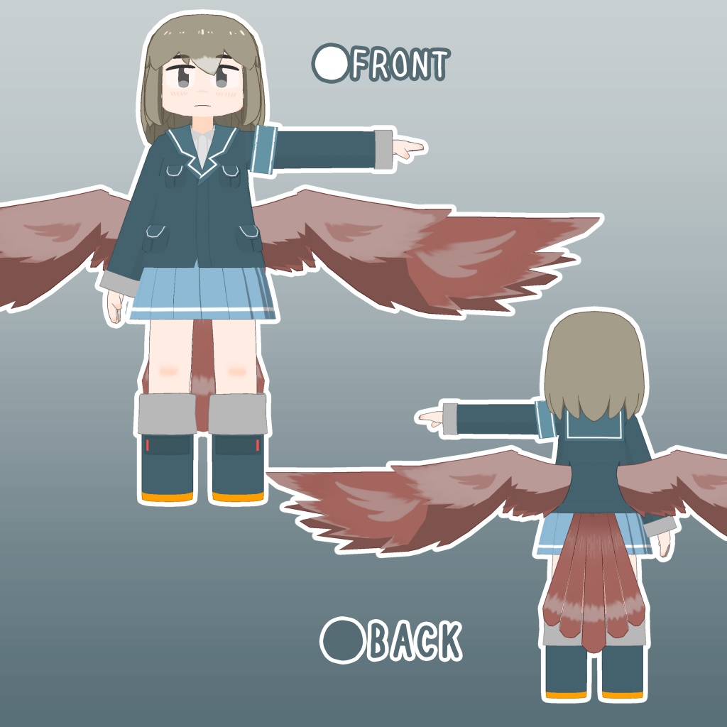 オリジナル3Dモデル『アグリガット』ver.1.7 (Mobile対応)