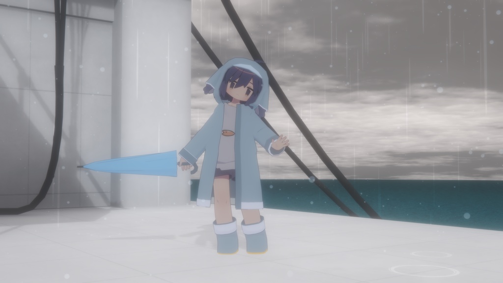 【うささき対応】レインコート(Quest対応)ver.1.3