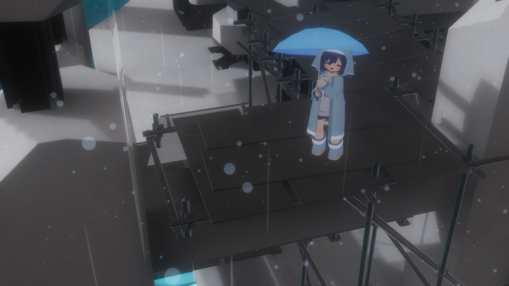 【うささき対応】レインコート(Quest対応)ver.1.3