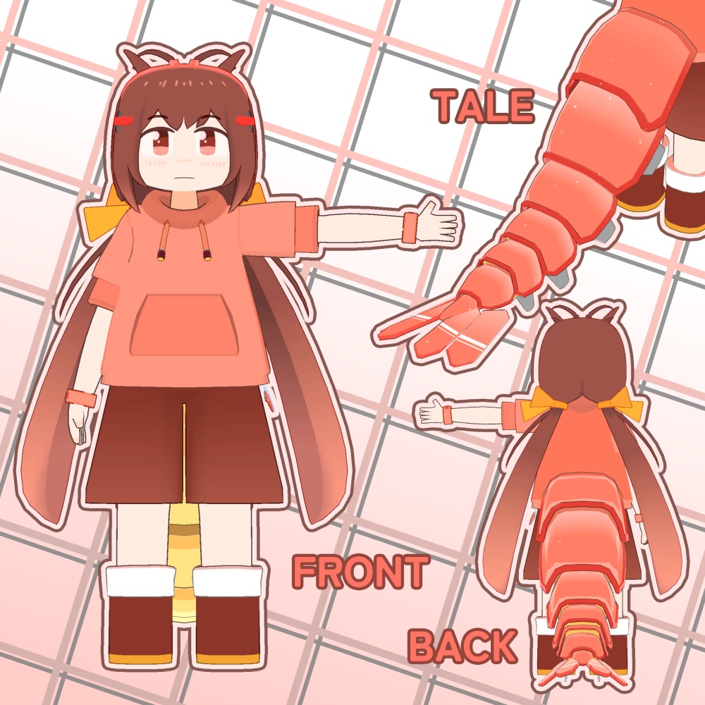 オリジナル3Dモデル『ビエッジ』ver.1.5(VRChat・Quest対応)