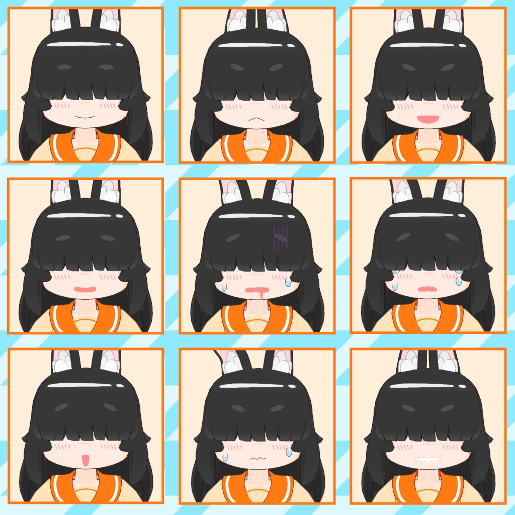 オリジナル3Dモデル『ウズツキ』ver.1.15(Mobile対応)