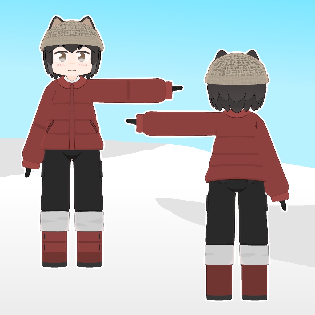 モコモコ冬着【シホ・まめふれ・サバラム対応】