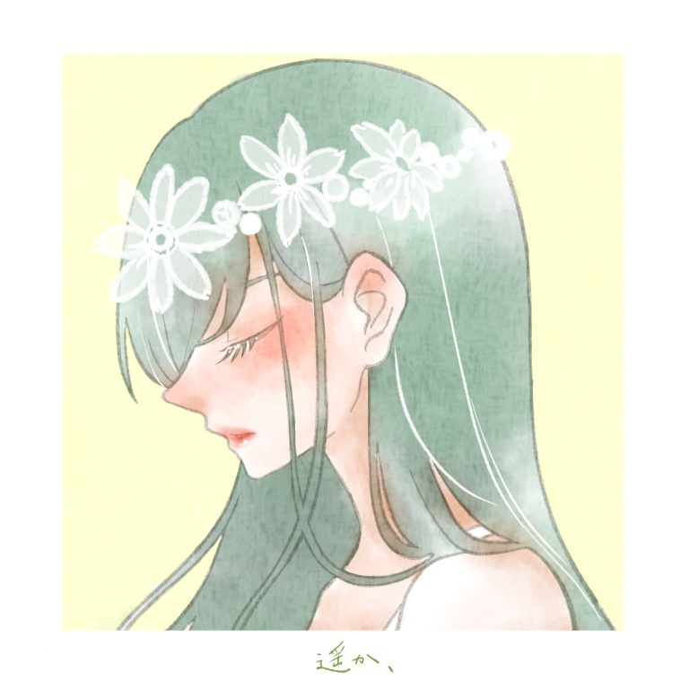 スクエア缶バッジ 朝の祈り