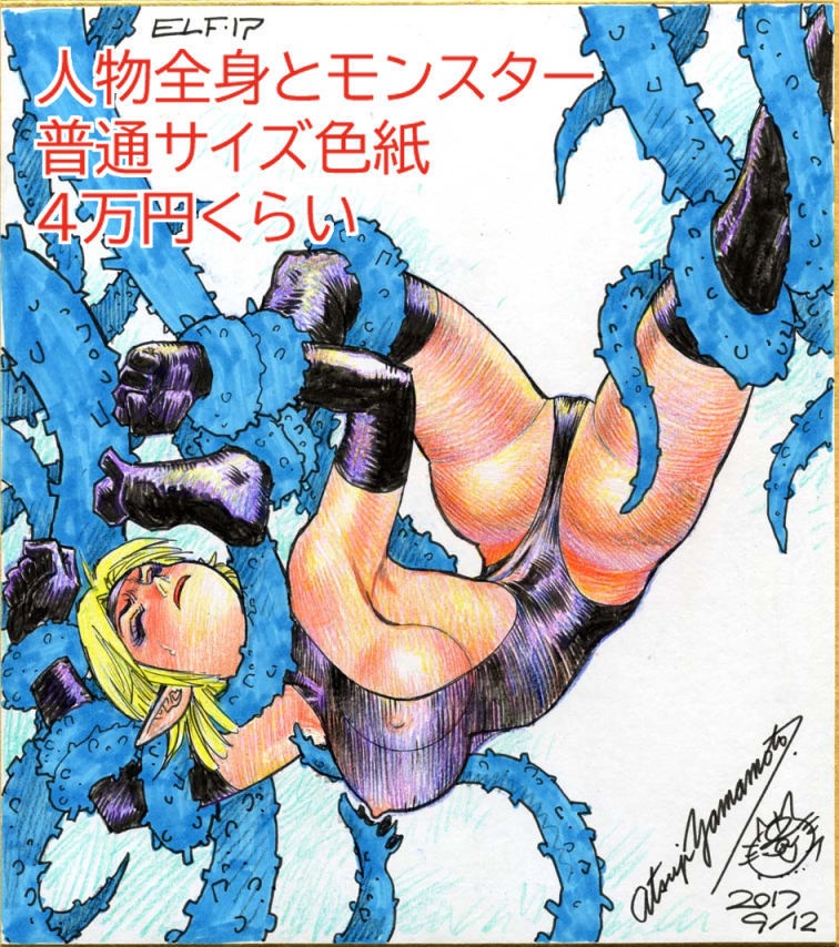 注文色紙・注文方法(見本と解説)