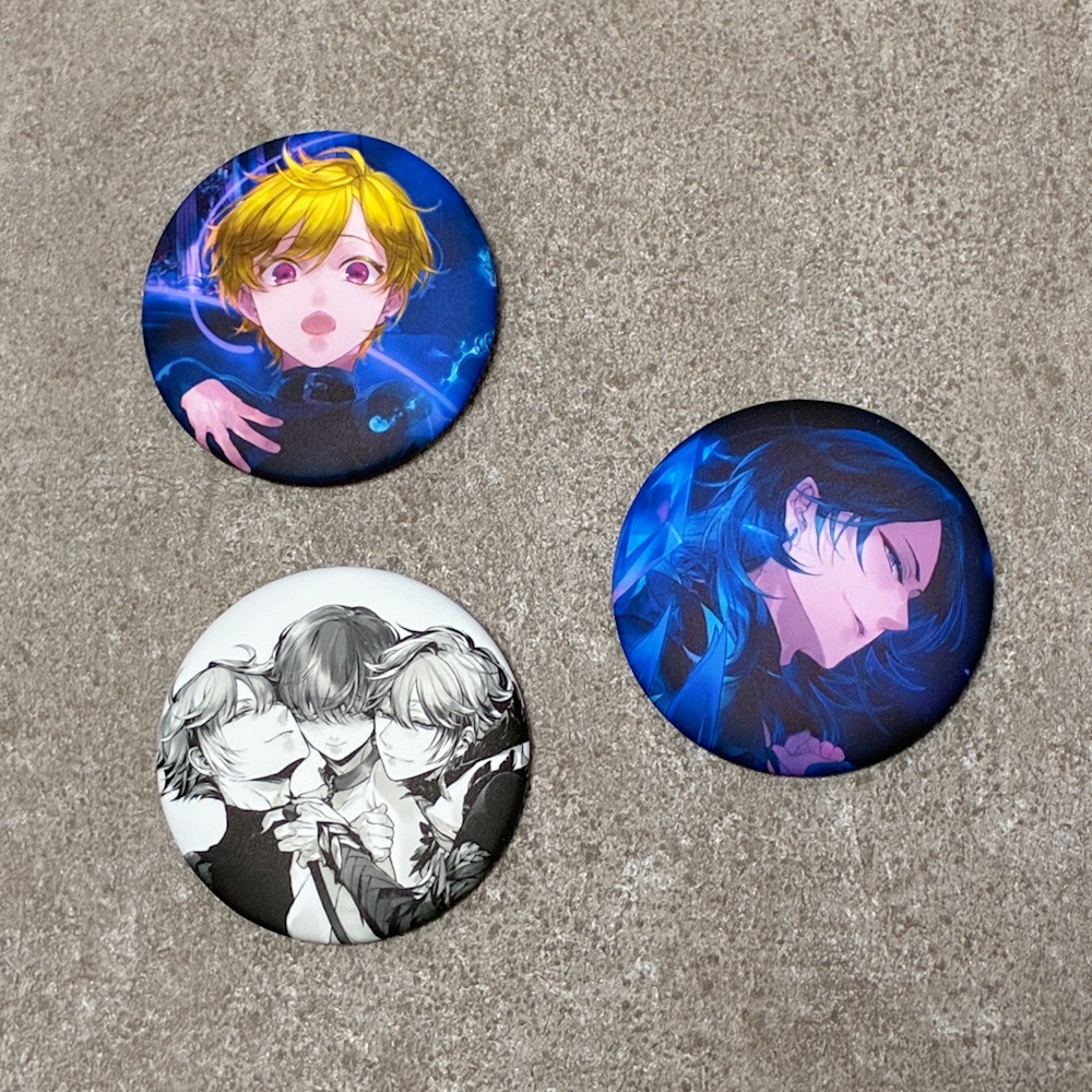 怪人シリーズ ベルベット57mm缶バッジ