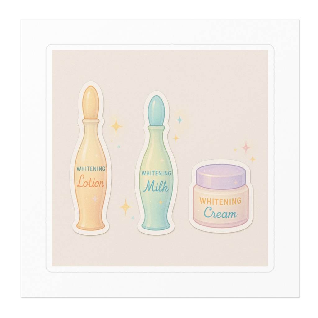 きらきらコスメステッカー