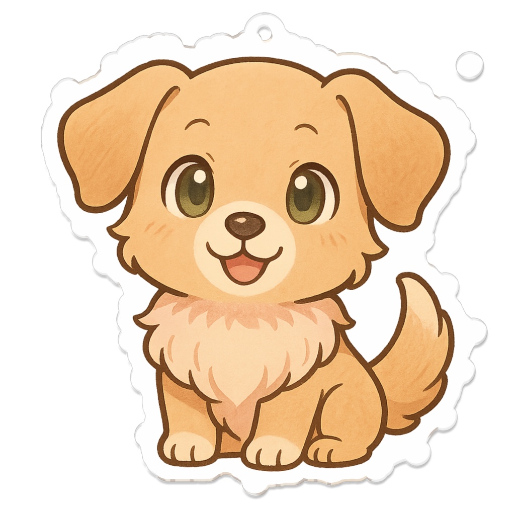 ゆるかわワンちゃん アクリルキーホルダー