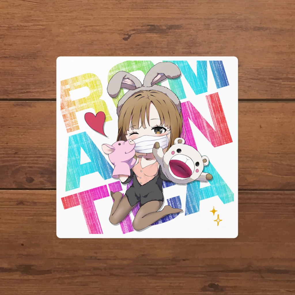 【透明 / 白】ステッカー「萌え萌えキャンディーカラー」