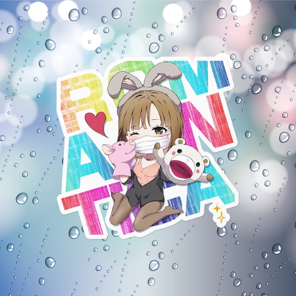 【透明 / 白】ステッカー「萌え萌えキャンディーカラー」