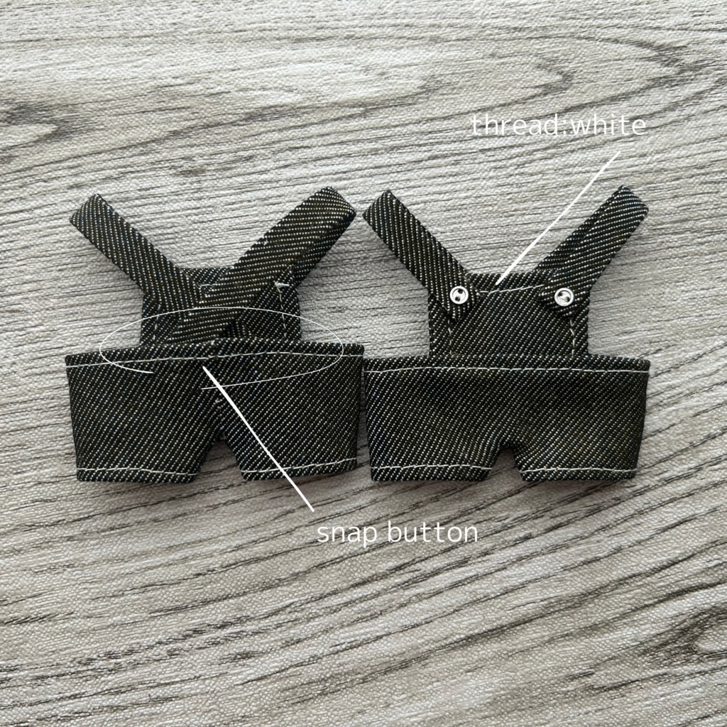 おさんぽデニムサロペット