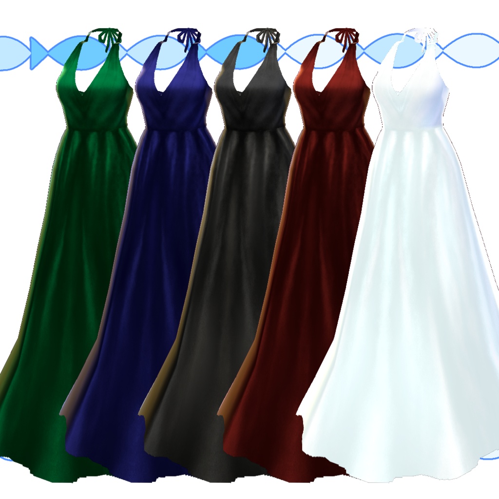 【#VRoid】魅惑のマーメイドドレス