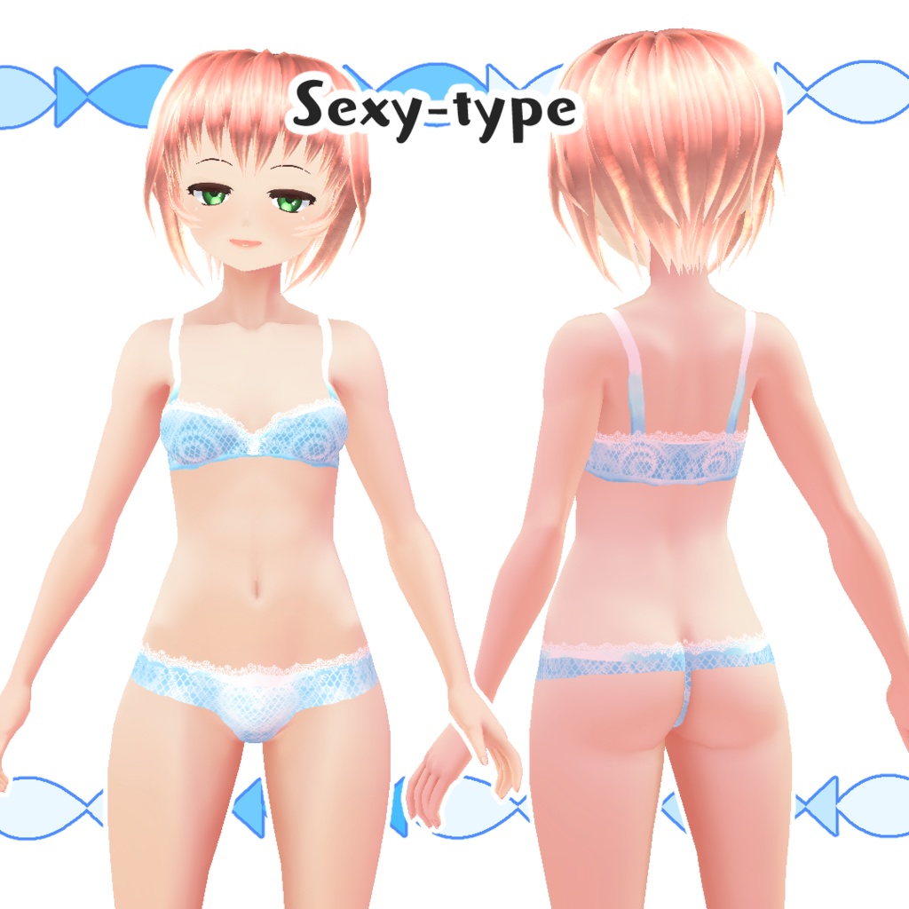 【#VRoid】魅惑のベビードール