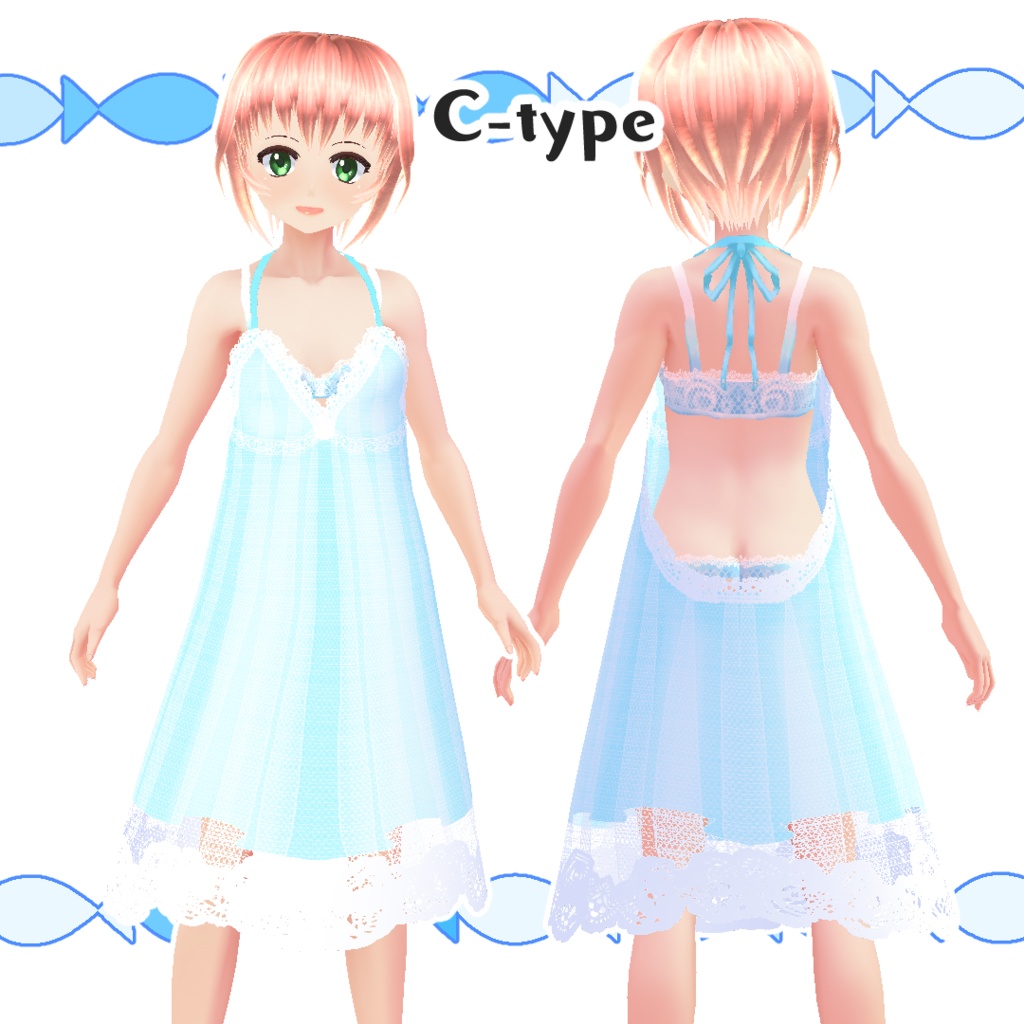 【#VRoid】魅惑のベビードール