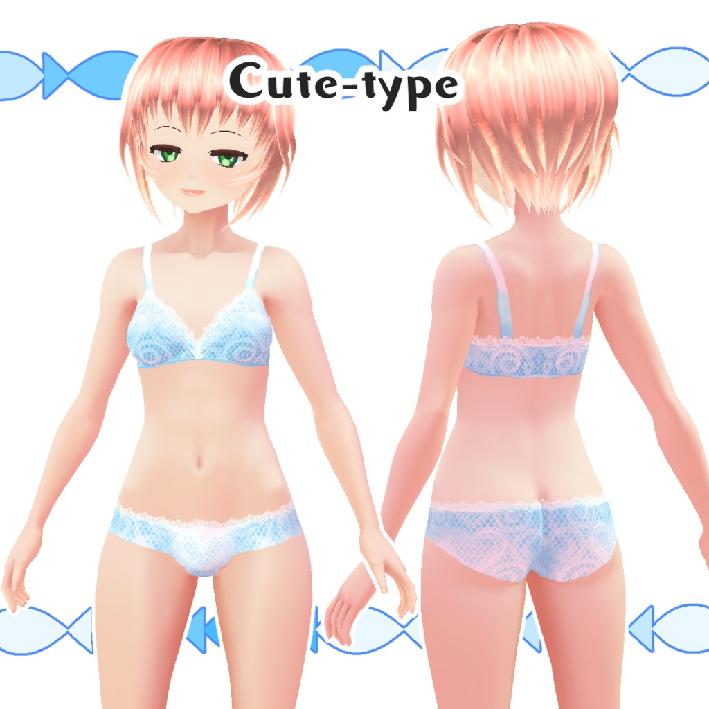 【#VRoid】魅惑のベビードール